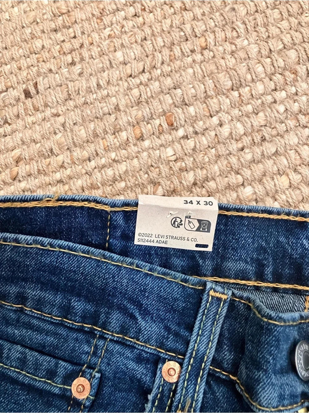 NWT 34x30 Men’s Levi’s 527 Slim Bootcut